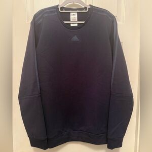 Adidas Men's Deep Blue Crewneck Sweater